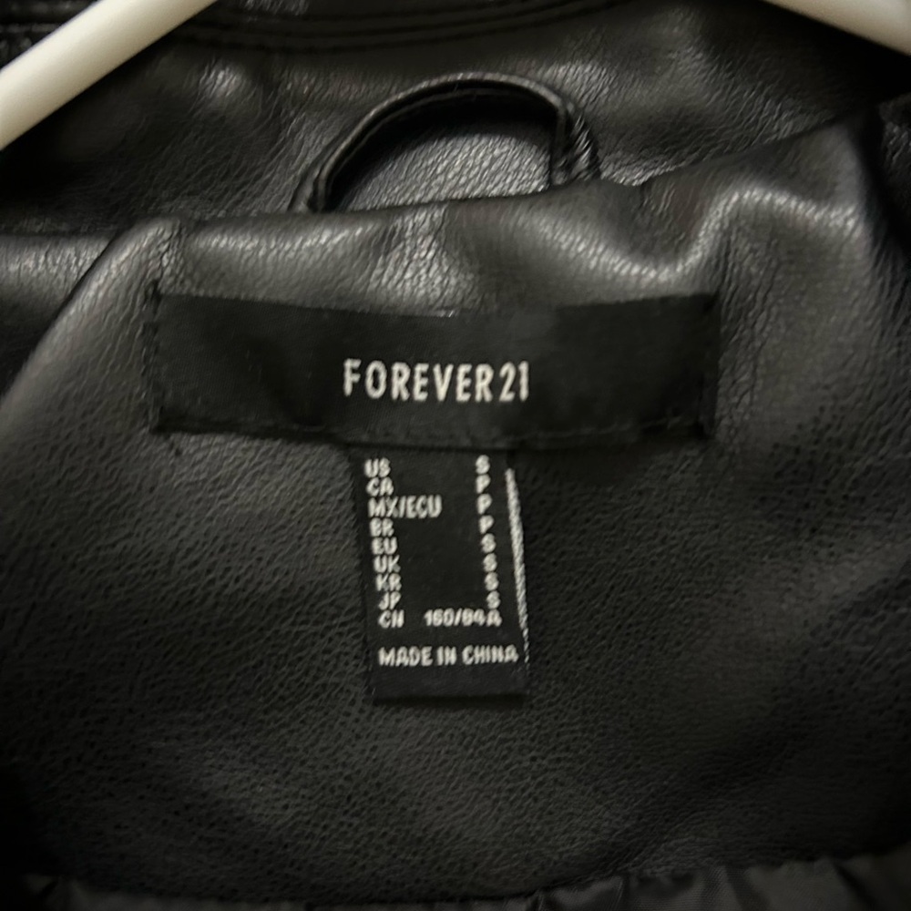 Forever 21 Black Leather Jacket